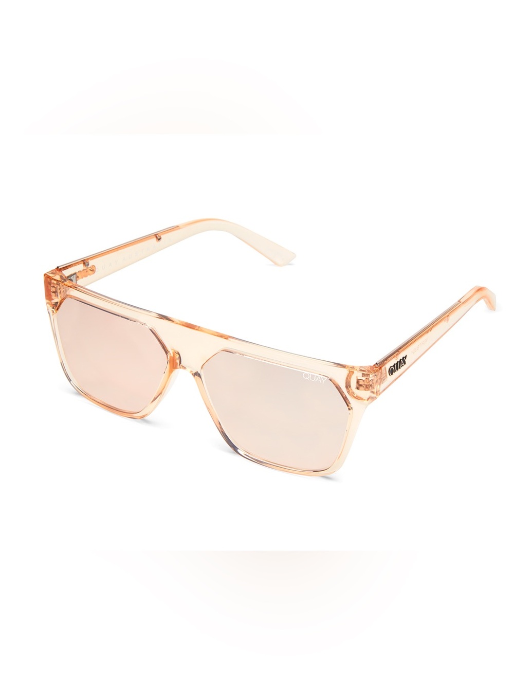 Quay x Jaclyn Hill Very Busy Sunglasses | Champagne/Rose Gold